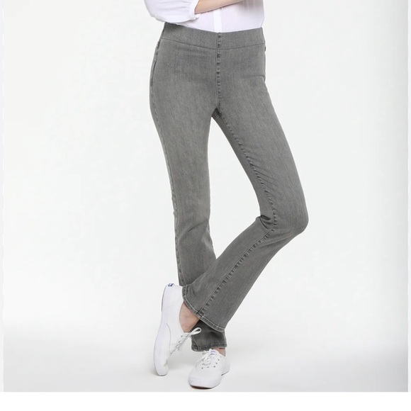 NYDJ Slim Bootcut Pull-On Jeans In Petite NWT petite medium - Picture 4 of 12